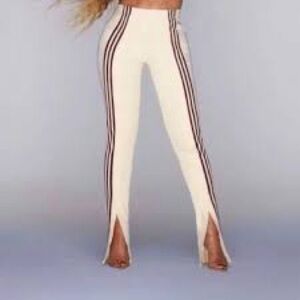 Adidas x Ivy Park Snap Track Pants Beige/Brown – Size XL